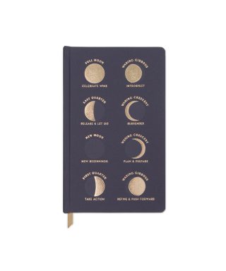Piezīmju grāmata Moon Phases Journal, DesignWorks Ink