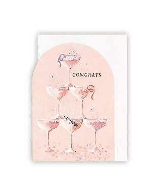 Kartīte Champagne Congratulations