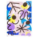 Davanu-iesainojamais-papirs-Along-the-Coast-Abstract,-loksne