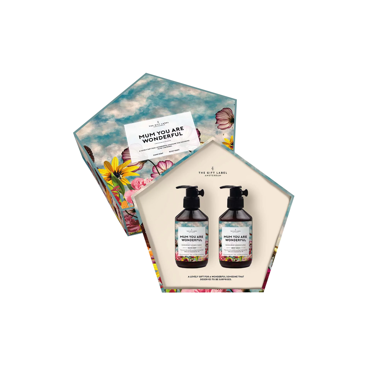 Davanu-komplekts-Mum-You-Are-Wonderful,-Pentagonal-Gift-Box