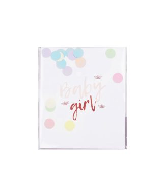 Kartīte Baby Girl, Confetti
