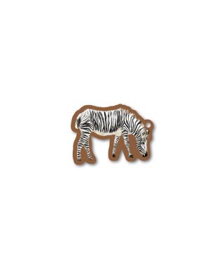Dāvanu etiķete Jungle, Zebra, 1 gab.