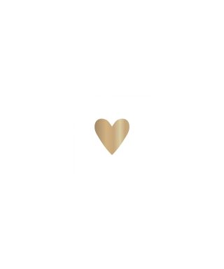 Uzlīme Gold Heart, 2.7 cm, 1 gab.