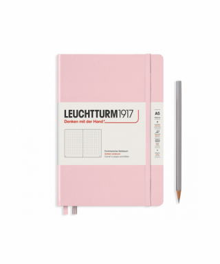 Piezīmju grāmata Medium A5, Powder, līniju, Leuchtturm1917