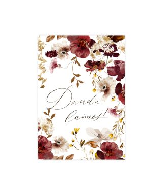 Kartīte Daudz laimes, Isabella flowers