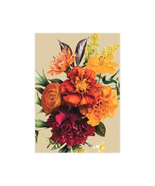 Kartīte Yellow & Orange Flowers, Manilla