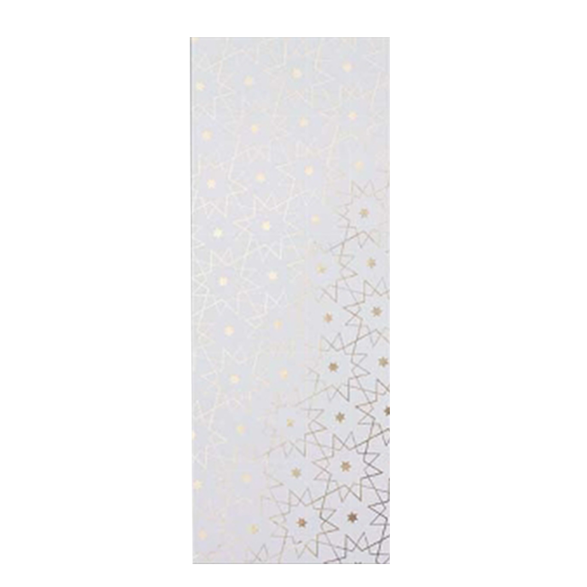 Davanu-iesainojamais-papirs-White-silver-Stars,-rullis