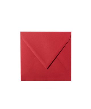 Kvadrāta aploksne Dark red, 15.5 cm x 15.5 cm