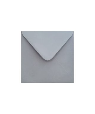 Kvadrāta aploksne, Pale grey, 15.5 cm x 15.5 cm, 120gsm
