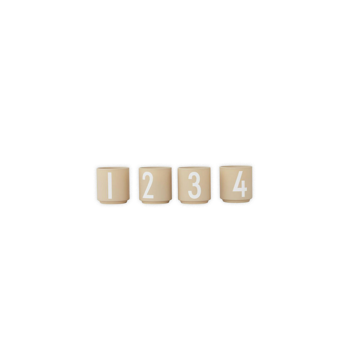 Porcelana-kruzu-komplekts,-beige,-Design-Letters