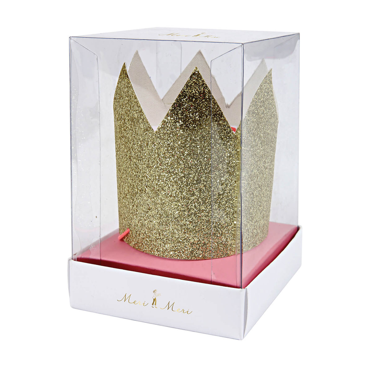 2_Papira-svetku-kronīsi-Gold-Glitter-Crowns,-8-gab