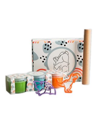 Plastilīna komplekts Mini dino, Mīci