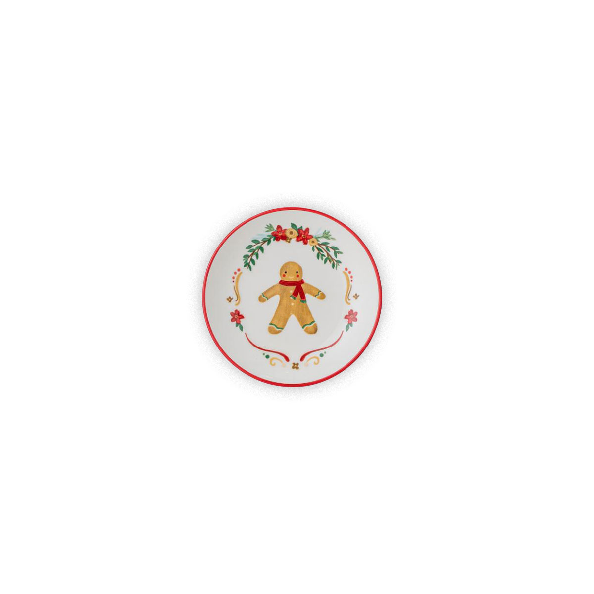 Keramikas-skivis-Jolly,-gingerbread-man,-13-cm