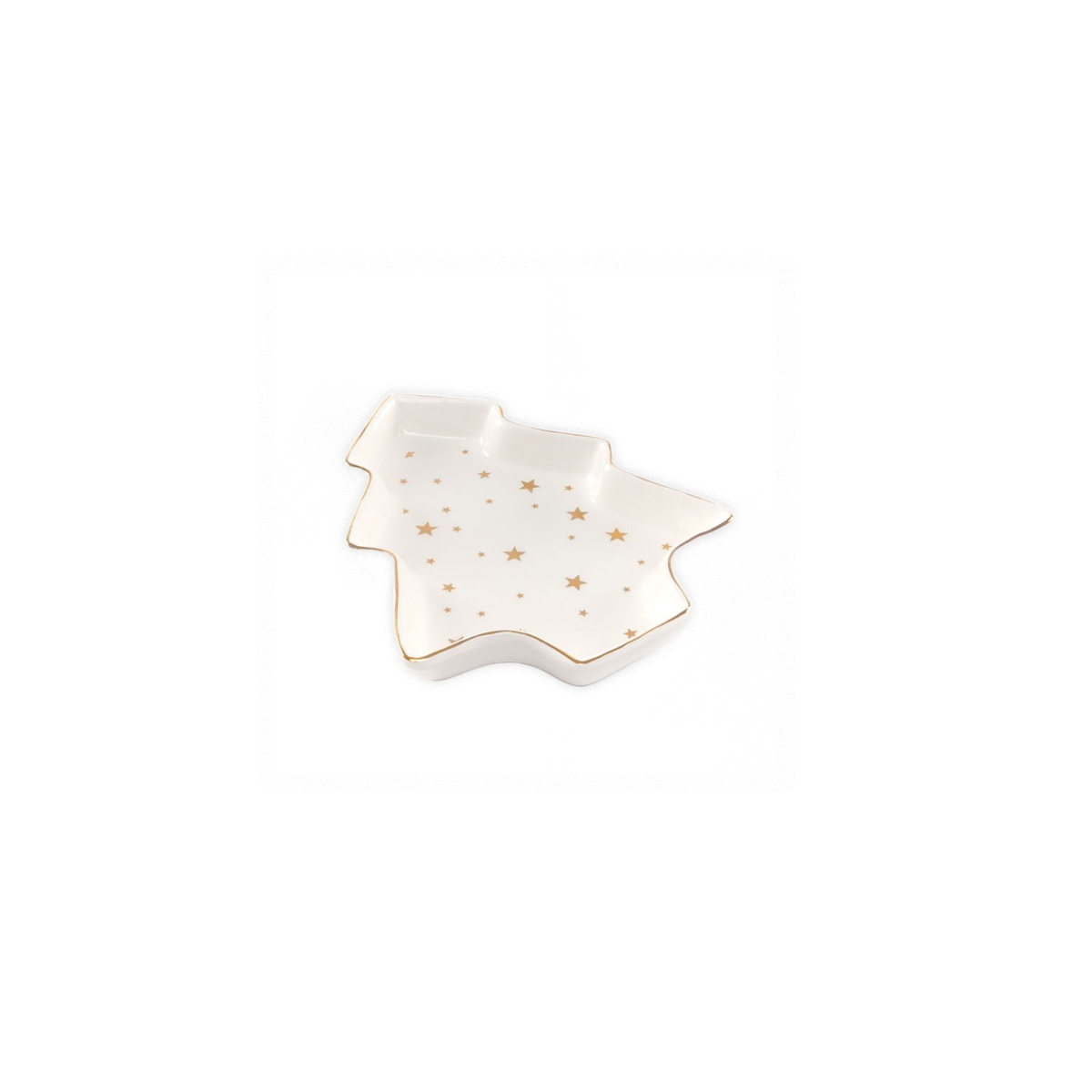 Keramikas-skivis-Tree,-White-and-gold-stars