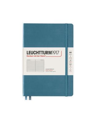 Piezīmju grāmata Medium A5, Stone Blue, līniju, Leuchtturm1917