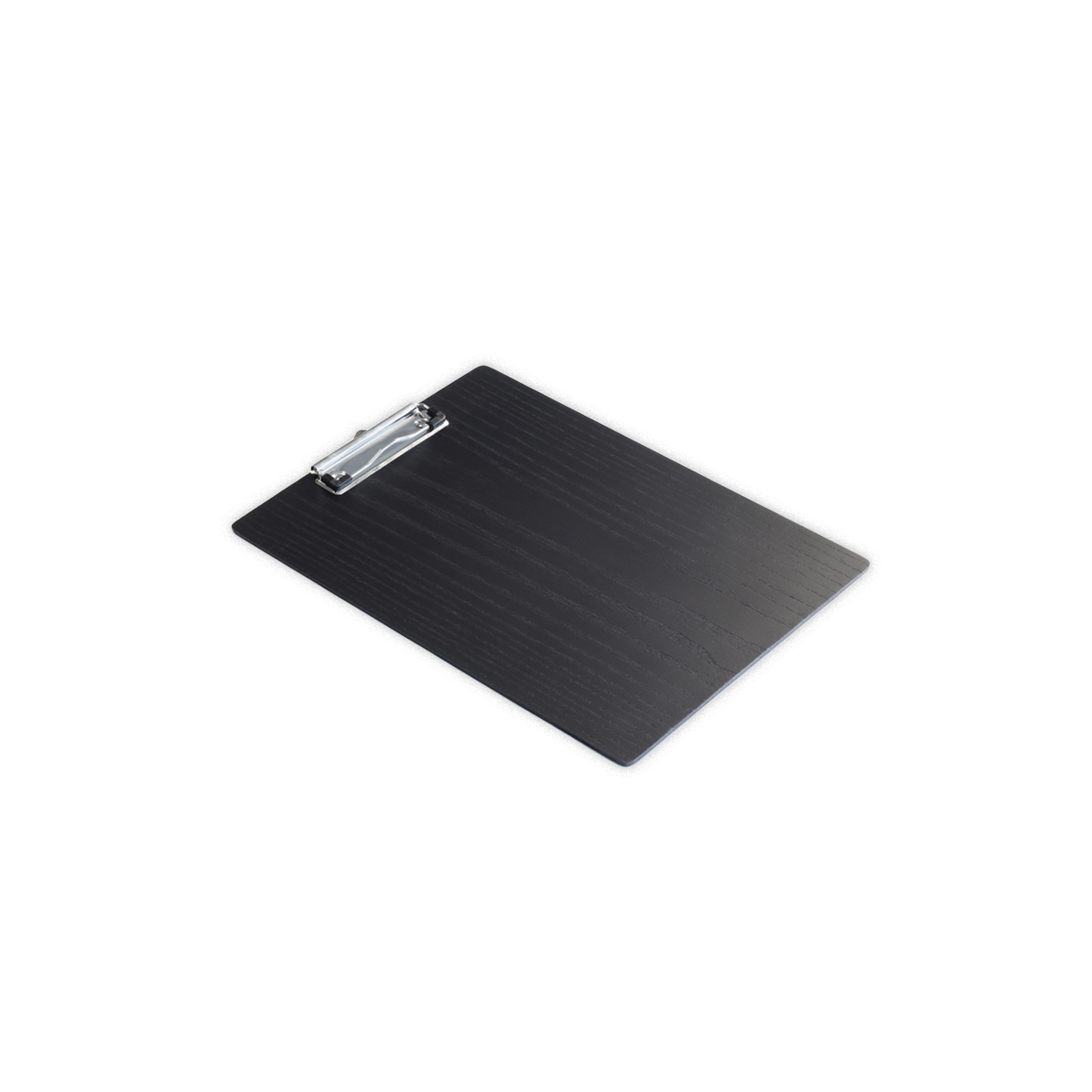 Paliktnis-Clip-Board-in-wood,-A4,-DESKSTORE,-Black