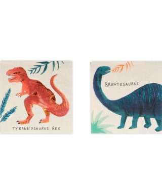 Papīra salvešu komplekts Dinosaur Kingdom, 16 gab, Meri Meri