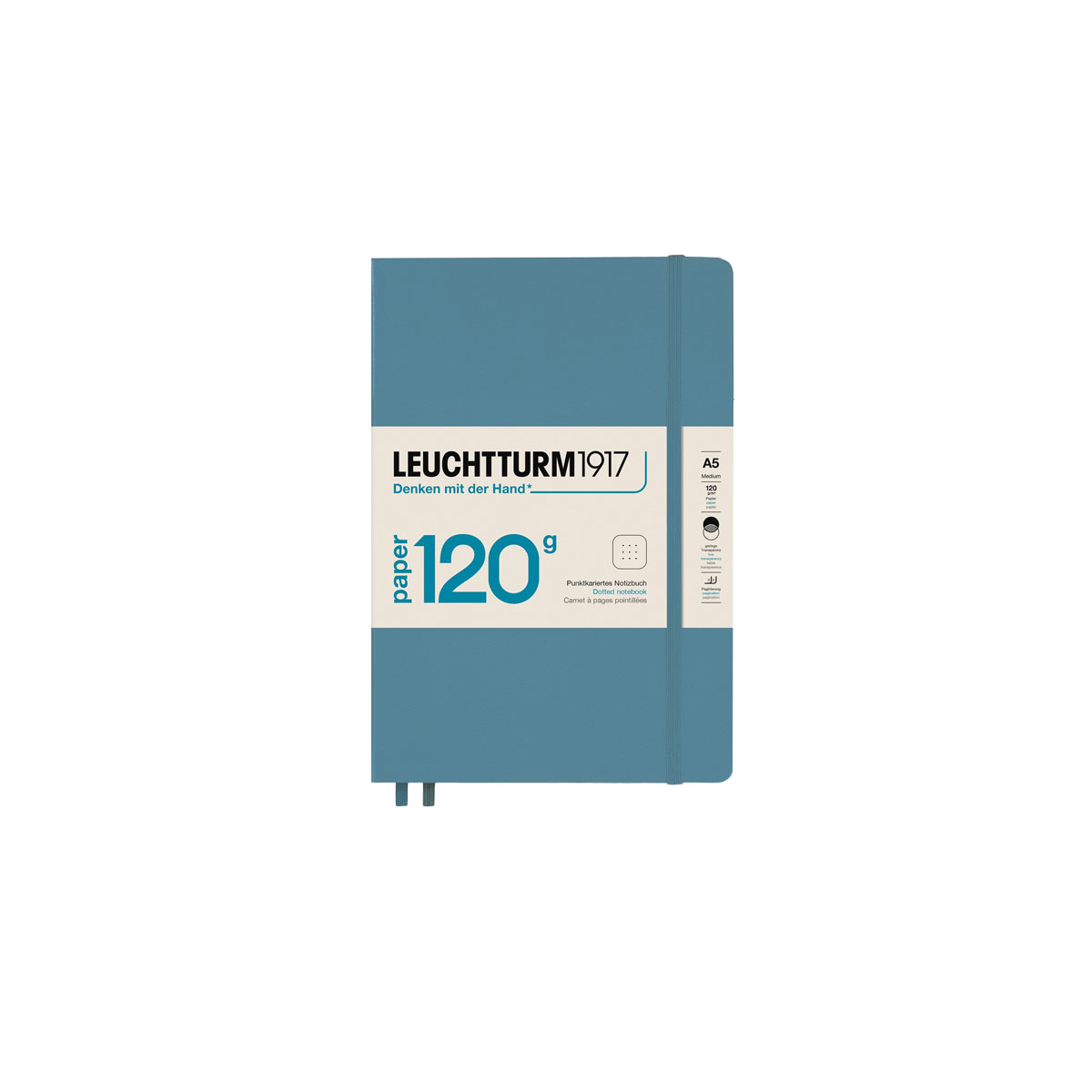 Piezimju-gramata-Edition-120,-Nordic-Blue,-dotted,-Leuchtturm1917