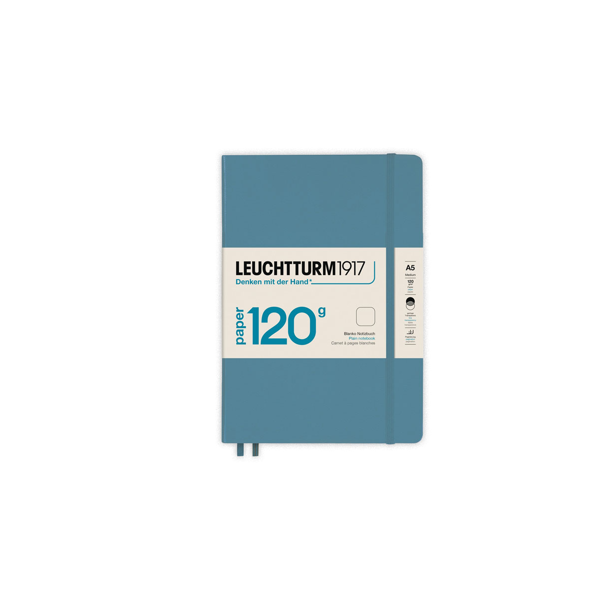 Piezimju-gramata-Edition-120,-Nordic-Blue,-plain,-Leuchtturm1917
