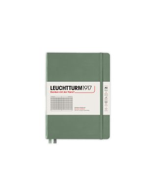 Notebook Medium A5, Olive, squared, Leuchtturm1917