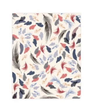 Dāvanu iesaiņojamais papīrs FEATHERS, loksne