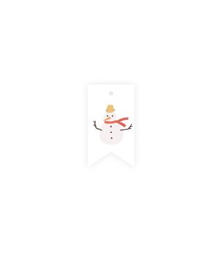 Etiķete Snowman, Magic Forest, Manilla