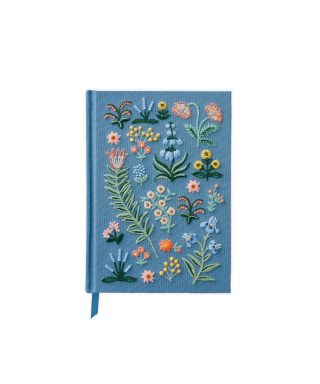 Piezīmju grāmata Menagerie Garden Embroidered Journal, izšūts vāks, Rifle Paper Co