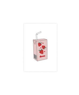 Greeting card Love pack, Love icons, red, Manilla