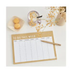 Nedelas-galda-plānotājs-To-Do-This-Week,-Beige,-Design-Letters