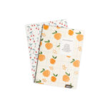 Pierakstu-gramatu-komplekts-peaches-&-cherries,-liniju,-rutinu,-2-gab