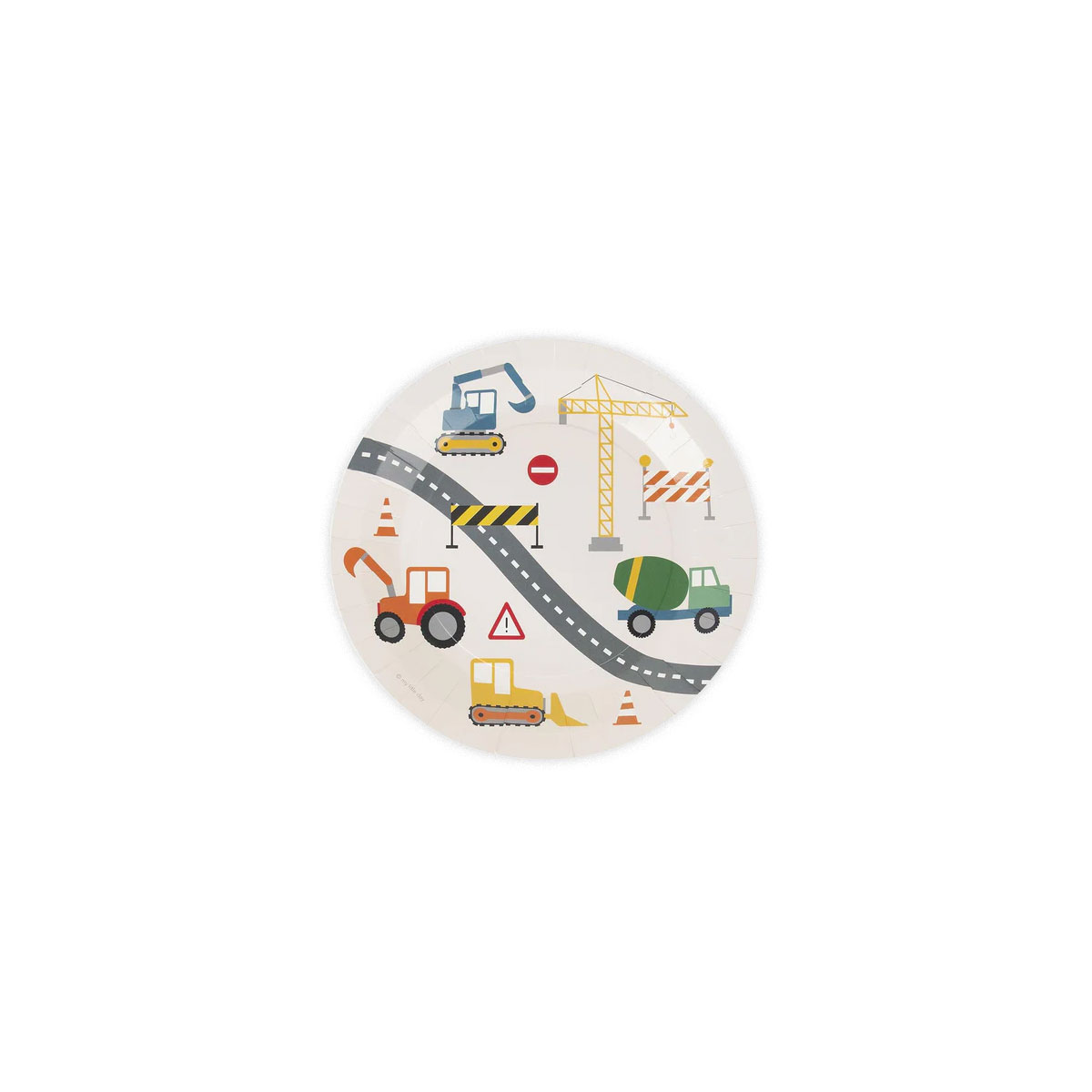 Papira-skivju-komplekts-Construction,-8-gab.,-My-Little-Day