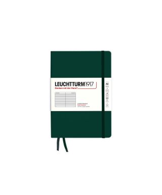 Notebook Medium A5, Forest Green, Ruled, Leuchtturm1917