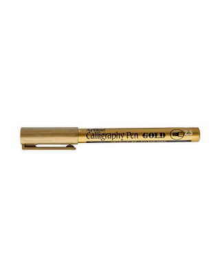 Platgala marķieris Kaligrāfijai, Artline, 2.5 mm, zelta krāsa