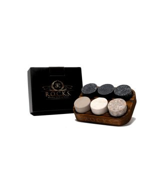 Viskija akmeņi Whiskey Chilling Stones, The Original ROCKS™, 6 gab.