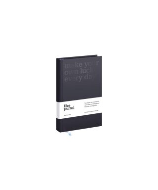 Pašizaugsmes piezīmju grāmata Dice journal, Black, ENG