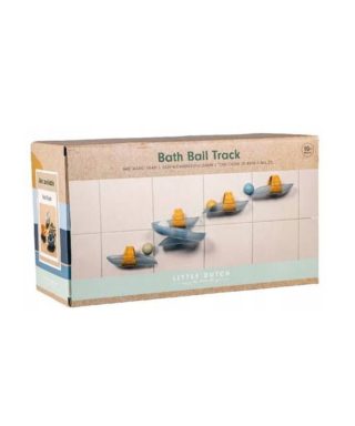 Vannas rotaļa Bathtub ball track, Blue, Little Dutch