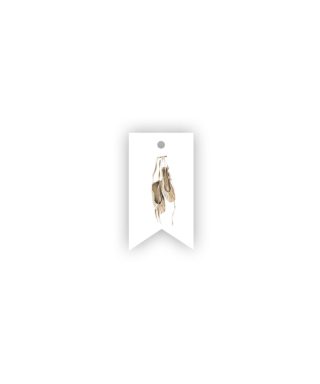 Gift tag Pastalas, Latvian Roots, Manilla