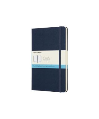Piezīmju grāmata Moleskine Classic, punktotas, Blue, L, Hardcover