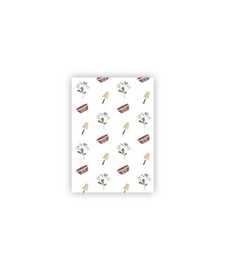 Greeting card Folk, Latvian Roots, Manilla