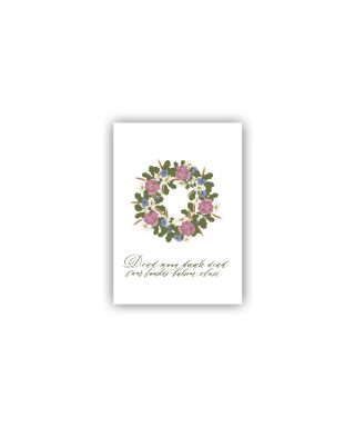 Greeting card Dzied mana dvēsele dzied, Latvian Roots, Manilla