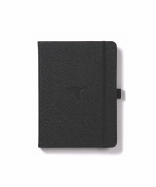 Piezīmju grāmata Black Duck, A5 +, lined, Dingbats