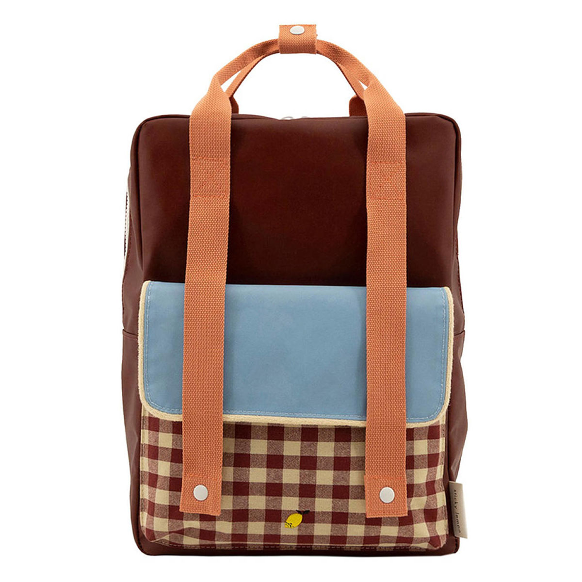 Mugursoma-Meadows,-gingham,-cherry-red,-sunny-blue,-berry-swirl,-Sticky-Lemon