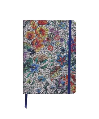 Piezīmju grāmata Celestial, multicolour, ādas vāki, līniju lapas, Clairefontaine Rhodia