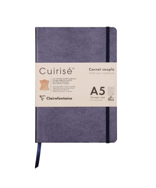 Piezīmju grāmata Celestial, oil, ādas vāki, Clairefontaine Rhodia