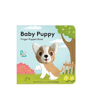Mazuļa grāmatiņa Baby Puppy, Finger Puppet Book
