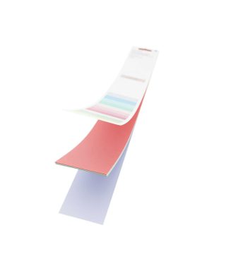 Krāsainu papīru komplekts Pastel Strips, 180 g, 12 krāsas