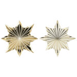 Skivji-Gold-Stripe-Star-Plates,-6-gab.,-Meri-Meri