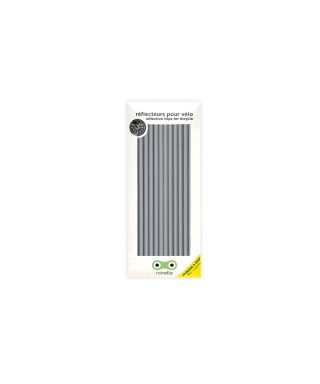 Reflectors for bike spokes Argent, long, Rainette