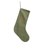 Ziemassvetku-zeke-Green,-kokvilna