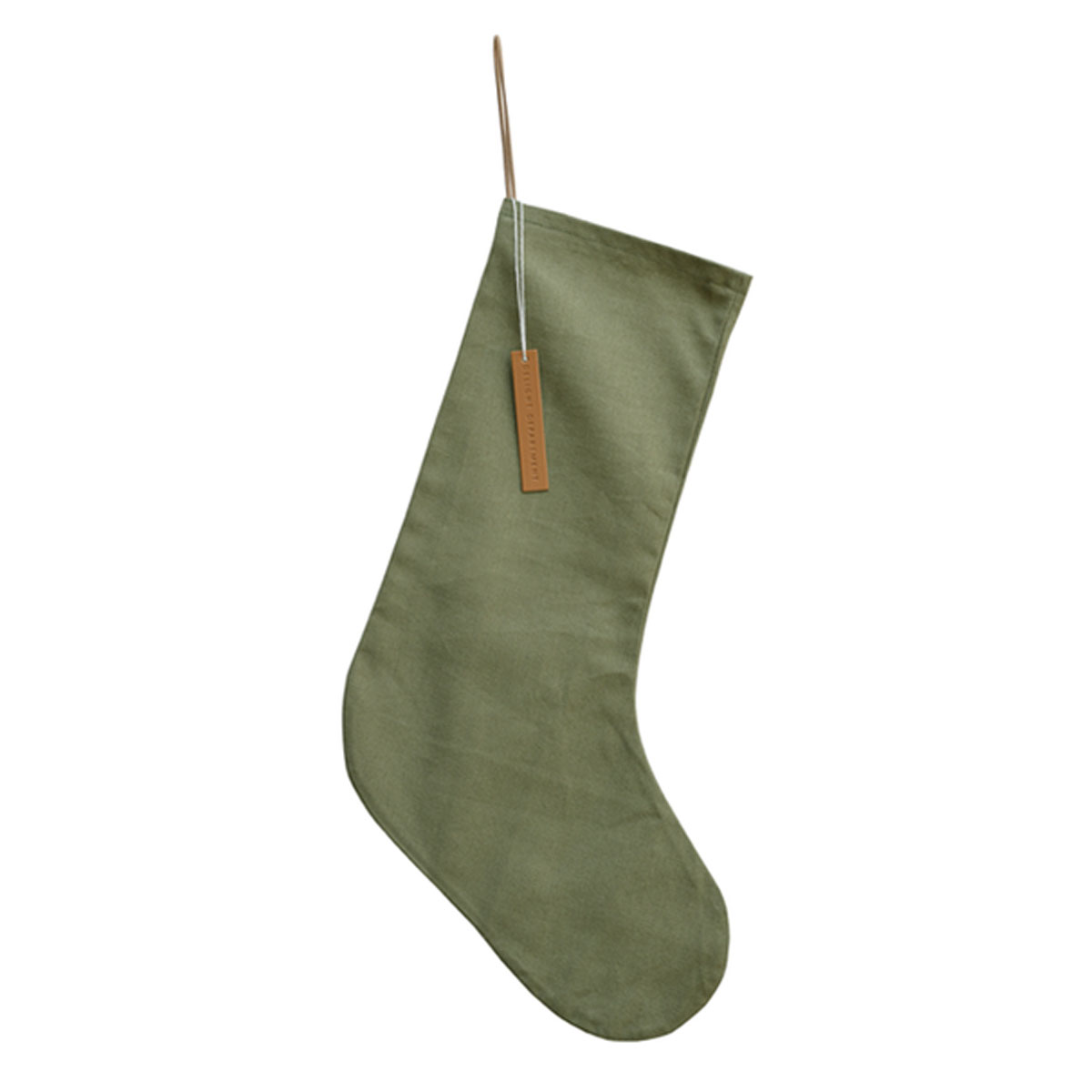 Ziemassvetku-zeke-Green,-kokvilna